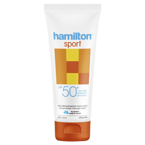 Hamilton Sport Sunscreen SPF 50+ 200g