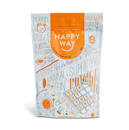 Happy Way Protein Top of the Choc Whey Protein Powder 500g