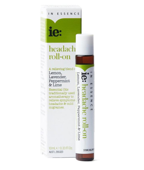 In Essence ie: Headache Essential Oil Roll On 10mL