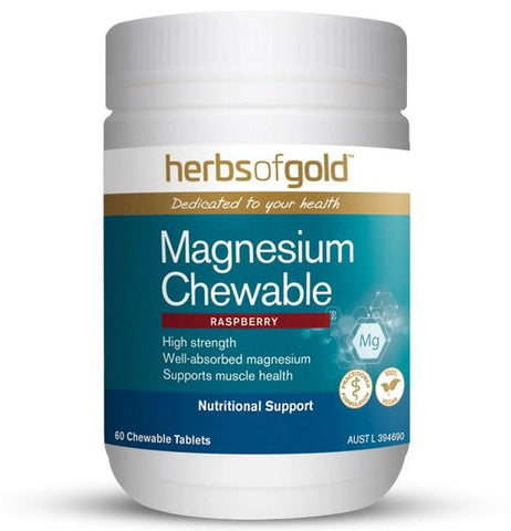 Herbs of Gold Magnesium Chewable 60 Tablets