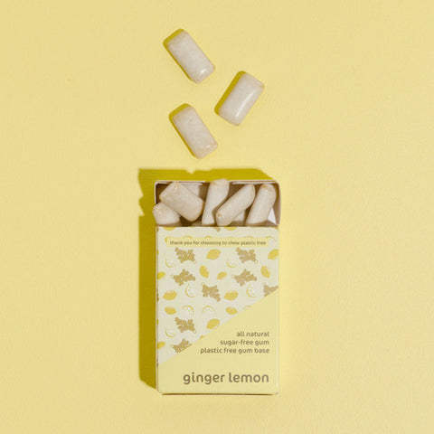 Honest Gum Ginger Lemon Sugar Free Chewing Gum