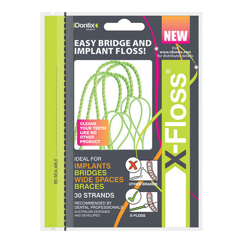 iDontix X-Floss Dental Floss 30 Pack