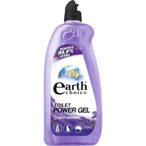 Earth Choice Toilet Power Gel Wild Lavender 725ml X6