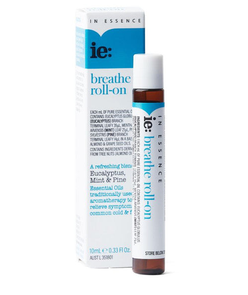 In Essence ie: Breathe Essential Oil Roll On 10mL