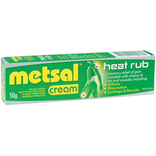 Metsal Heat Rub Cream 50g