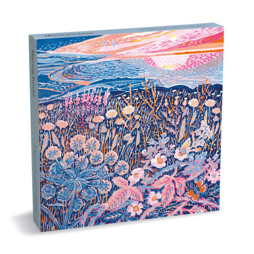Museums And Galleries Morning Sunrise Square Set of 8 Notecards Wallet