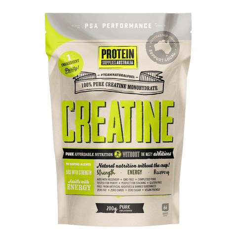 PROTEIN SUPPLIES AUSTRALIA Creatine (Monohydrate) Pure 200g