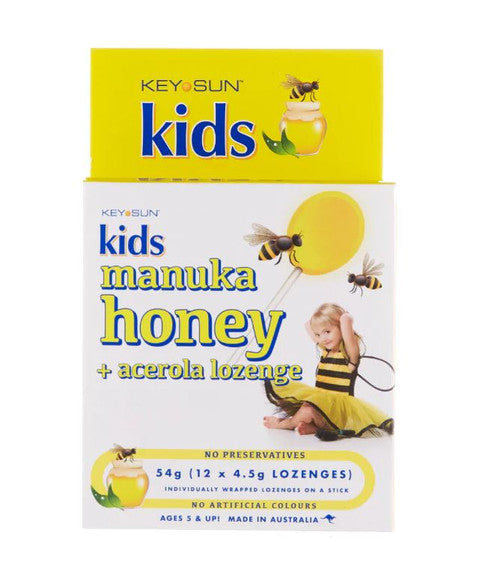 Key Sun Kids Manuka Honey + Vitamin C Lozenges 12