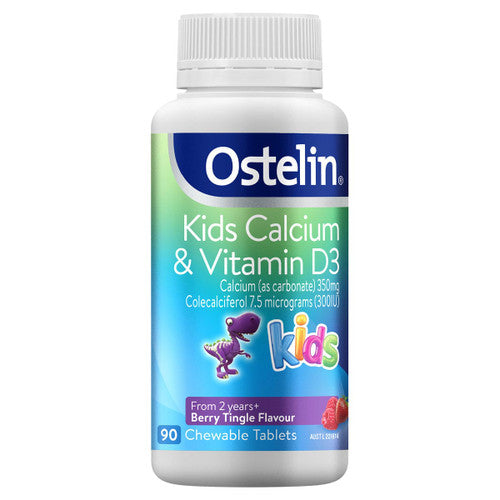 Ostelin Kids Calcium and Vitamin D3 Chewable  90 Tablets