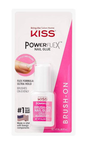 Kiss PowerFlex Brush-On Nail Glue - 0.17oz