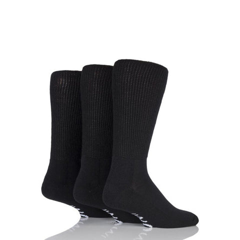 Iomi Gentle Grip Diabetic Unisex Socks Black