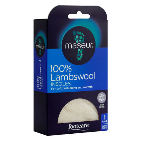 Maseur Lambswool Insoles 1 Pair front