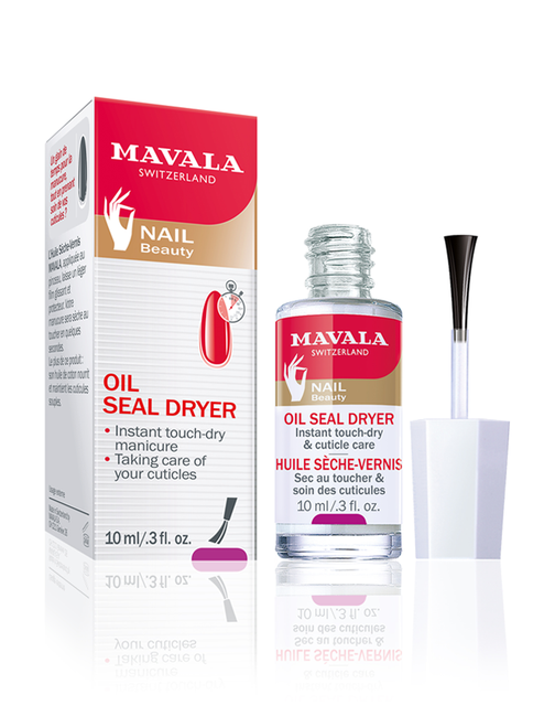 Mavala Oil Seal Dryer 10ml Packaging & Product
