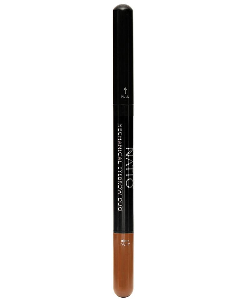 Natio Mechanical Eyebrow Duo Medium Brown 0.7g