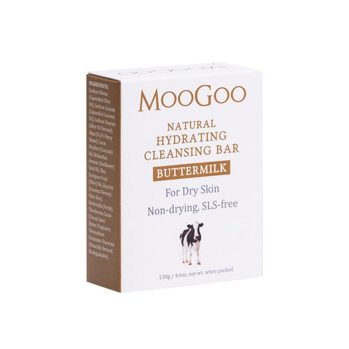 MOOGOO Hydrating Cleansing Bar 130g Buttermilk