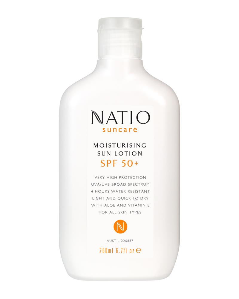 Natio Suncare Moisturising Sun Lotion SPF 50+ 200ml