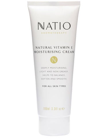 Natio Natural Vitamin E Moisturising Cream in Tube 100ml