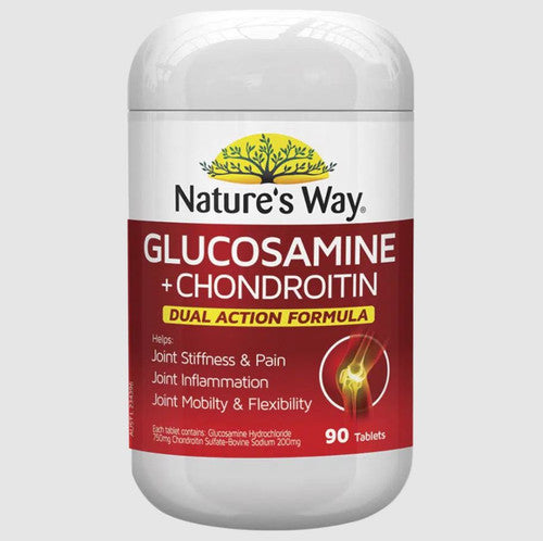 Nature's Way Glucosamine + Chondroitin Dual Action 90 Tablets