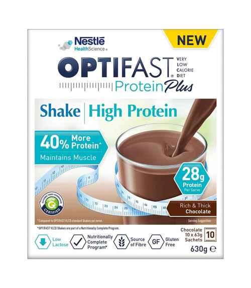 Optifast Protein Plus Chocolate 63g x 10 Pack