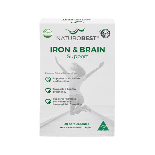 Naturobest Iron & Brain Support 30 capsules