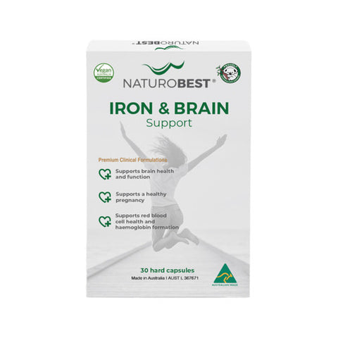 Naturobest Iron & Brain Support 30 capsules