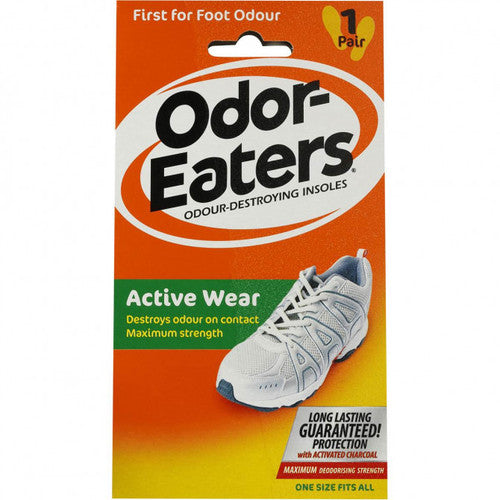 Odor Eaters Active Wear Insoles 1 Pair Front of Product