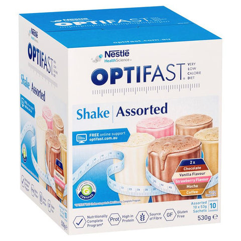 Optifast VLCD Shake Assorted 53g x 10 Sachets