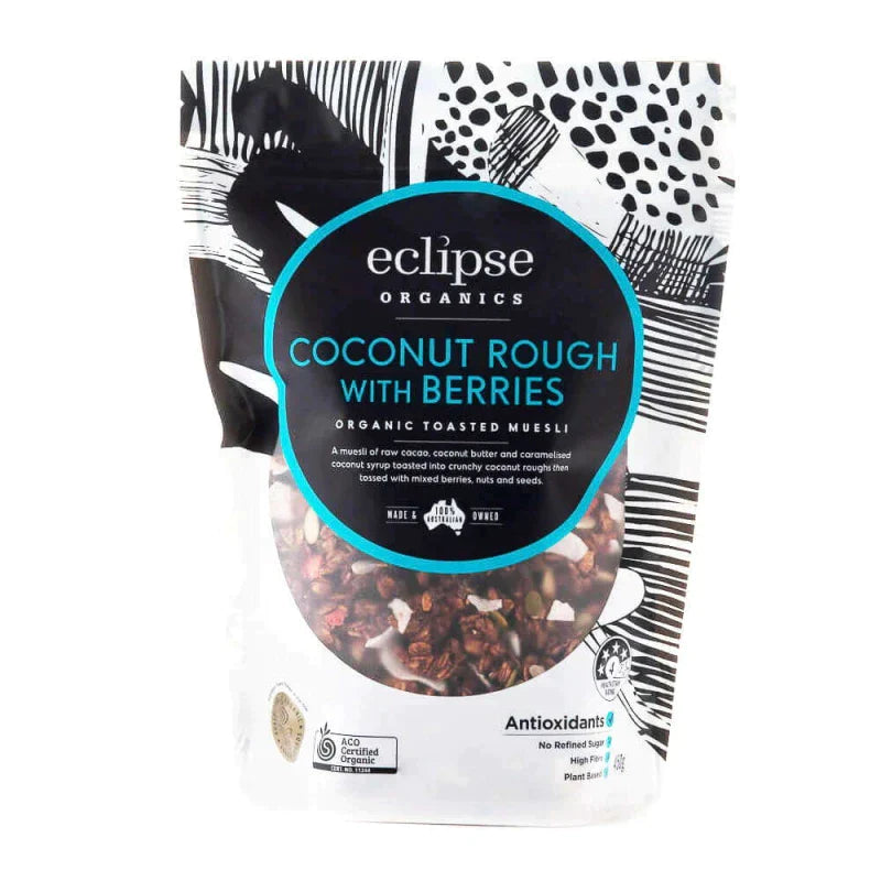 ECLIPSE ORGANICS Organic Muesli Coconut Rough With Berries 450g
