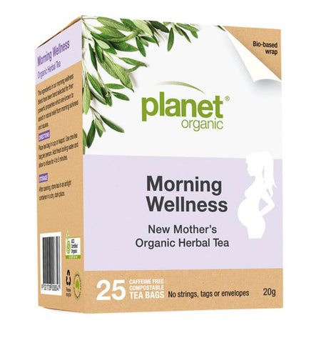 Planet Organic Morning Wellness Herbal Tea x 25 Tea Bags