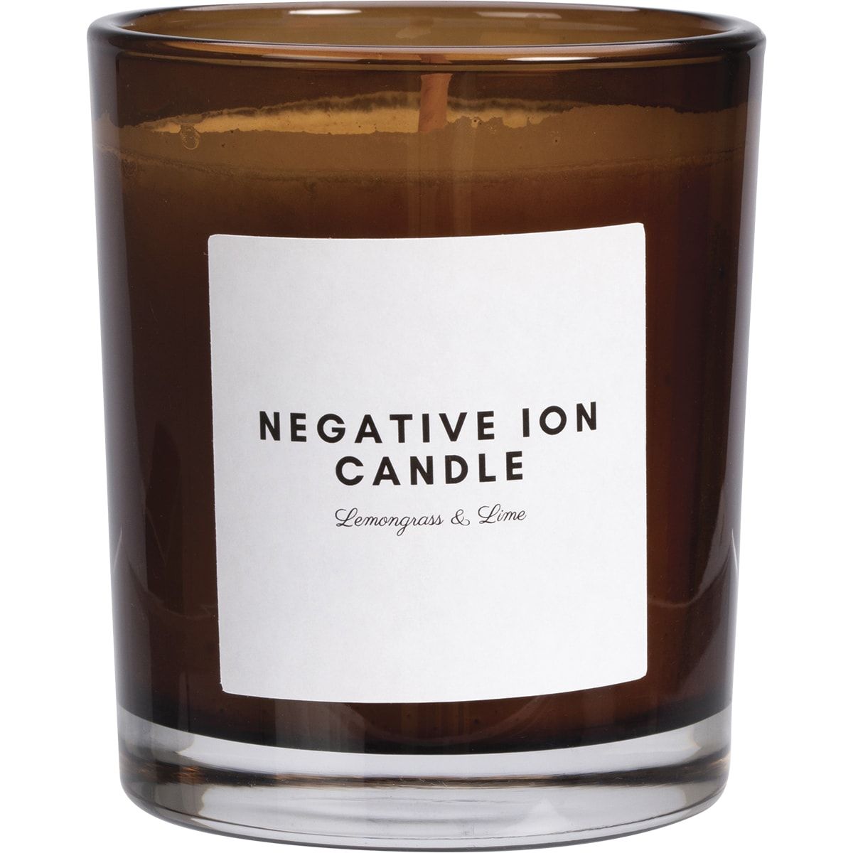 SUPERCHARGED FOOD Negative Ion Candle Lemongrass & Lime 1