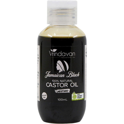 VRINDAVAN Jamaican Black Castor Oil Unrefined 100ml