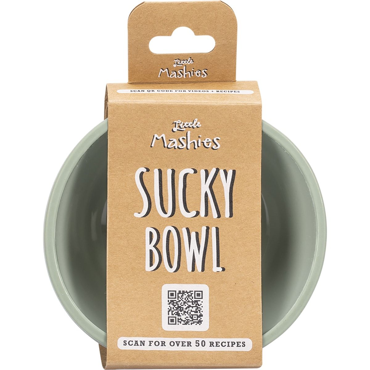 LITTLE MASHIES Silicone Sucky Bowl Olive 1