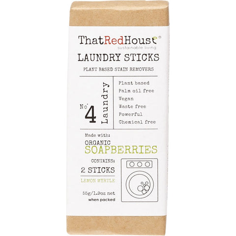 THAT RED HOUSE Laundry Sticks Plant Based Stain Removers 55g