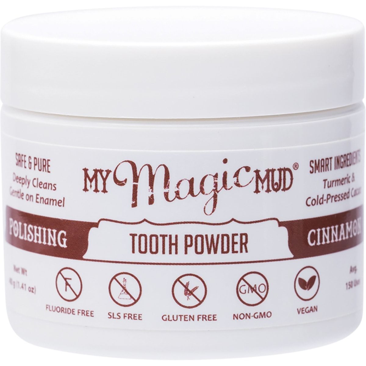 MY MAGIC MUD Polishing Tooth Powder Cinnamon Clove 40g