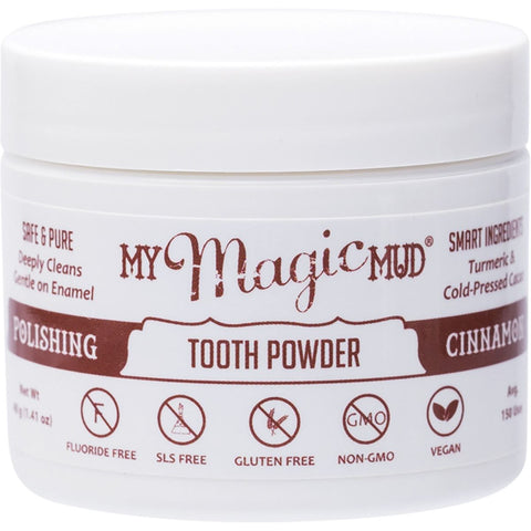 MY MAGIC MUD Polishing Tooth Powder Cinnamon Clove 40g