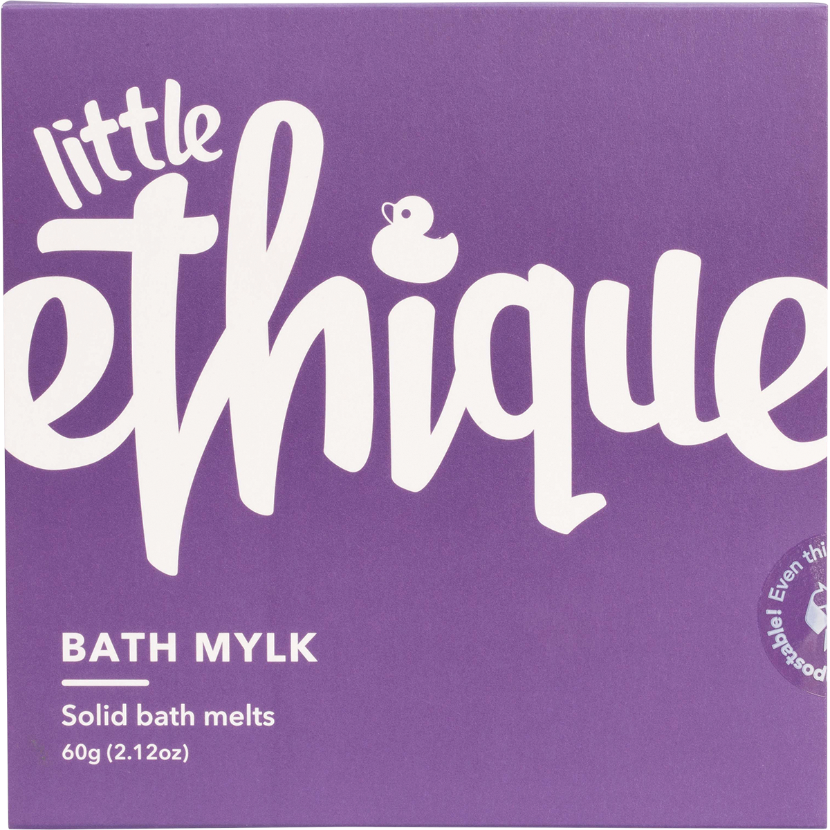 ETHIQUE Solid Bath Melts 4x Minis - Bath Mylk (kids) 60g