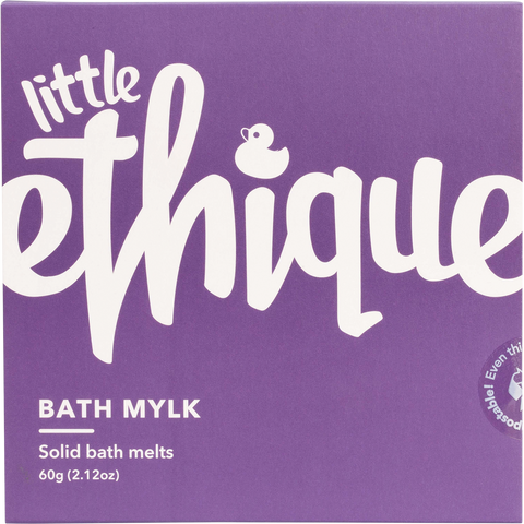 ETHIQUE Solid Bath Melts 4x Minis - Bath Mylk (kids) 60g