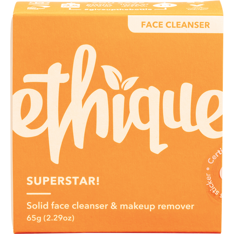 ETHIQUE Solid Face Cleanser & Makeup Remover SuperStar! 65g
