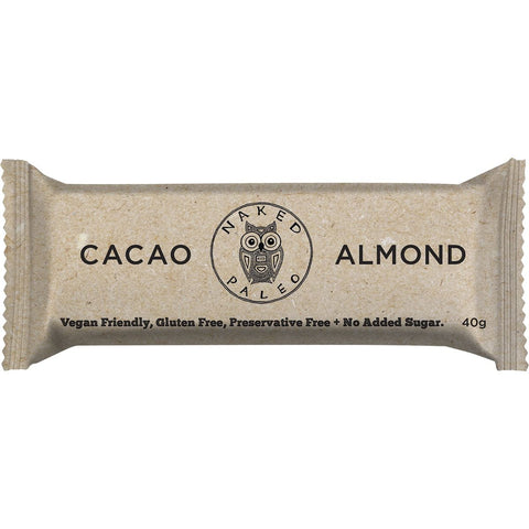 NAKED PALEO Paleo Bars Cacao Almond - 15x40g