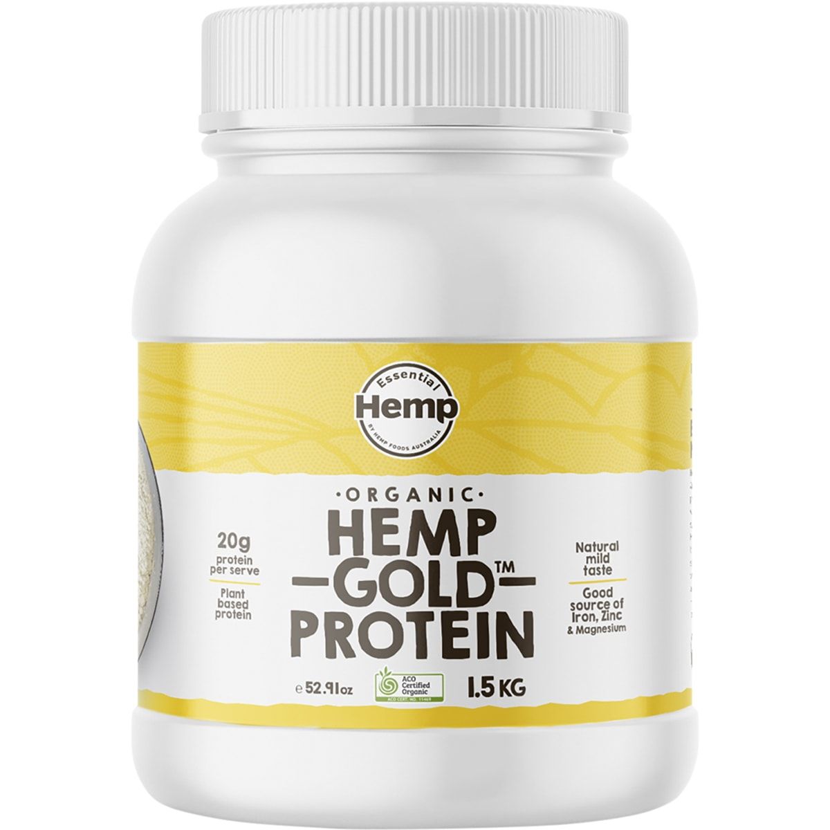 ESSENTIAL HEMP Organic Hemp Gold Protein 1.5kg