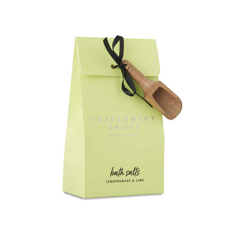 Peppermint Grove Bath Salts in Lemongrass and Lime