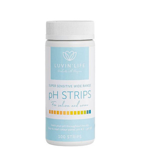 Luvin Life pH Strips For Saliva And Urine 100 Strips