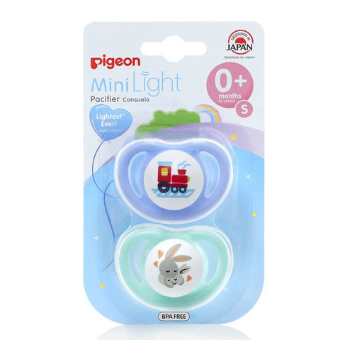 Pigeon Mini Light Pacifier 6+ Months Medium 2 Pack