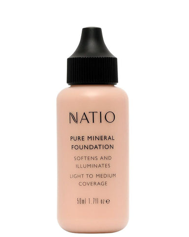 Natio Pure Mineral Foundation Light Medium 50ml