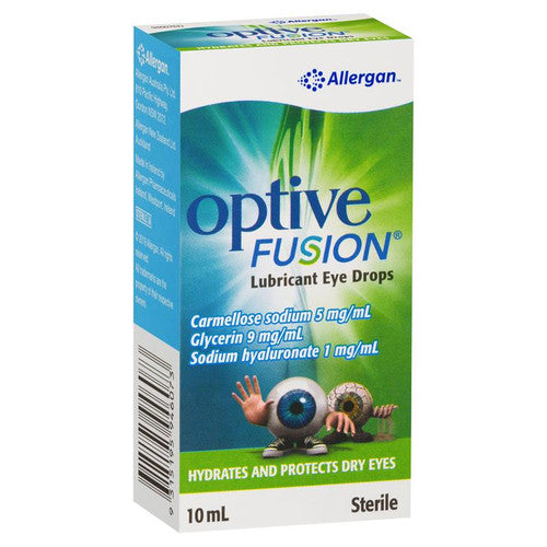 Optive Fusion Lubricant Eye Drops 10ml