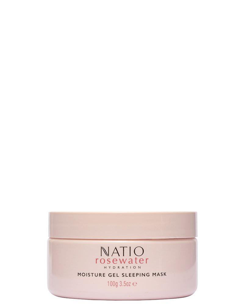 Natio Rosewater Hydration Moisture Gel Sleeping Mask 100g