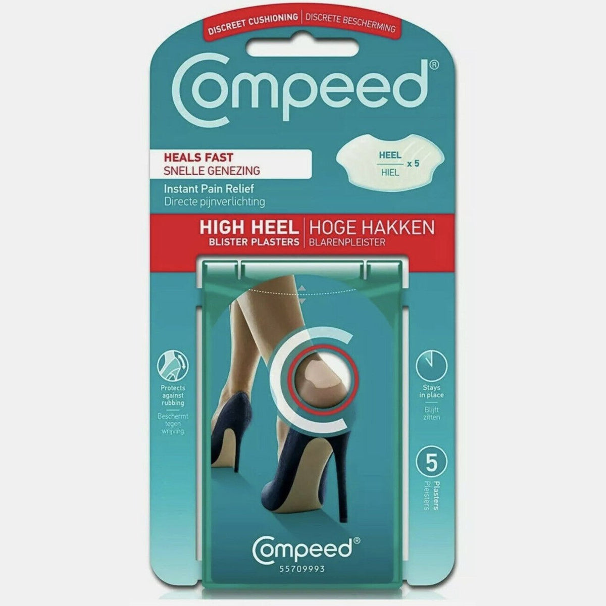 Compeed High Heel Blister MED Plasters 5PK