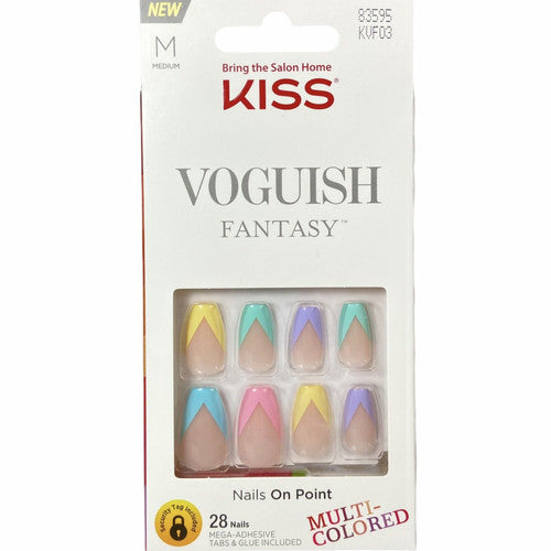 KISS Nails Voguish Fantasy Press On Manicure KVF03