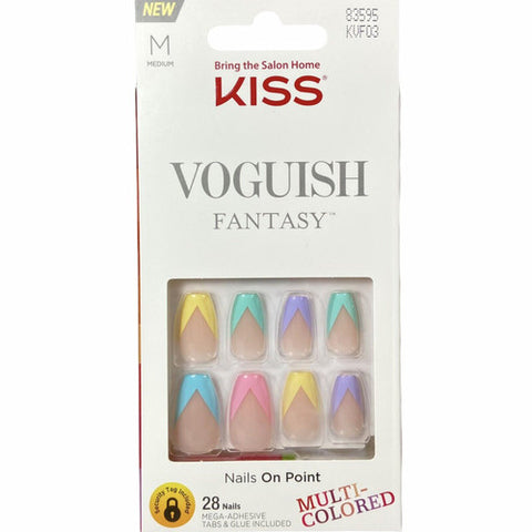 KISS Nails Voguish Fantasy Press On Manicure KVF03