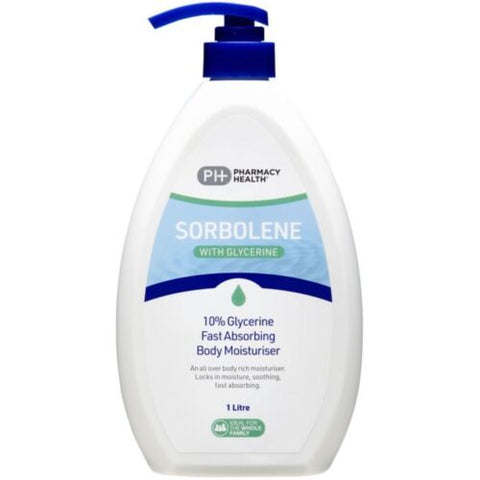 Pharmacy Health SORBOLENE & GLYCERINE 1L BOTTLE